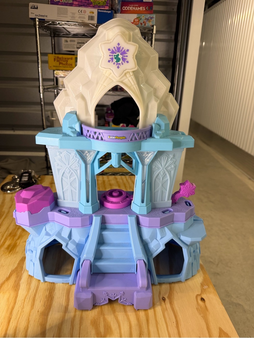 Fisher Price Little People Disney Frozen Elsa Ice Palace Sleigh Anna Olaf Sven - Picture 3 of 6